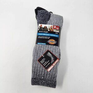 DICKIES Thermal Socks Crew Performance Heavy Weight 2 Pair Maximum Warmth NAVY
